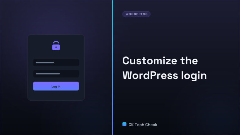Customize WordPress Login Screen