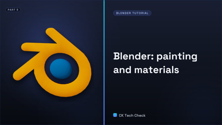 Learning Blender After SketchUp | Part 5 – Basic Materials