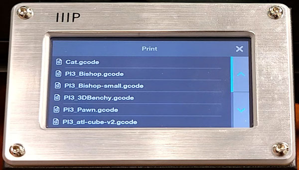 MP10 mini control screen models list