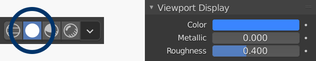viewport display option