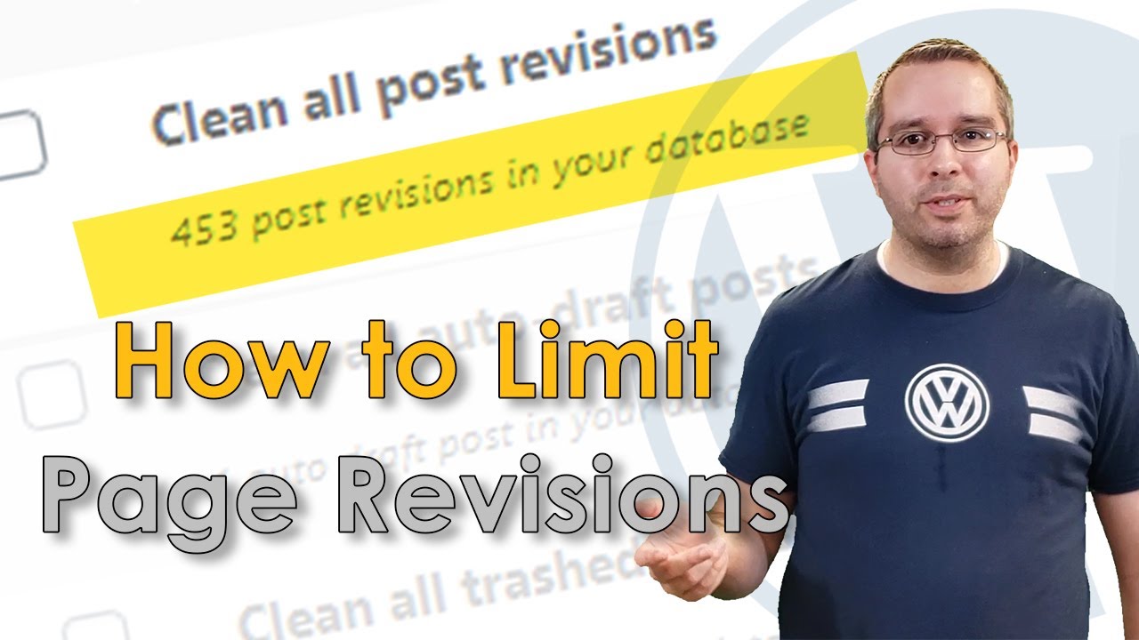 Why and how to limit WordPress page revisions video thumbnail