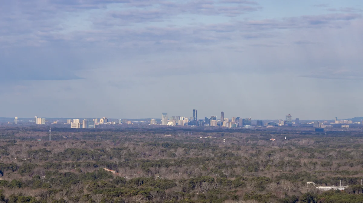 Canon R7 with Tamron at 50mm on the Atlanta skyline