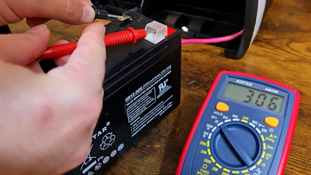 Testing the old dead batteries