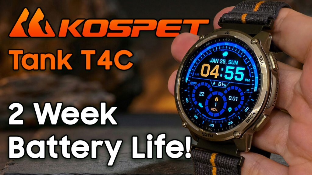 Kospet Tank T4C Smartwatch Review in Depth