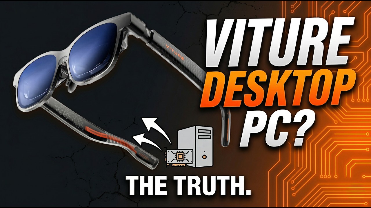 VITURE Luma Pro desktop PC connection setup guide video thumbnail