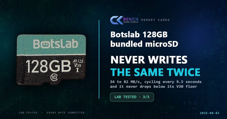 Botslab 128GB microSD Review: Testing the Card in the Box