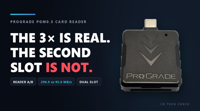 ProGrade PGM0.5 Card Reader Review: 3x Faster, and One Bad Morning