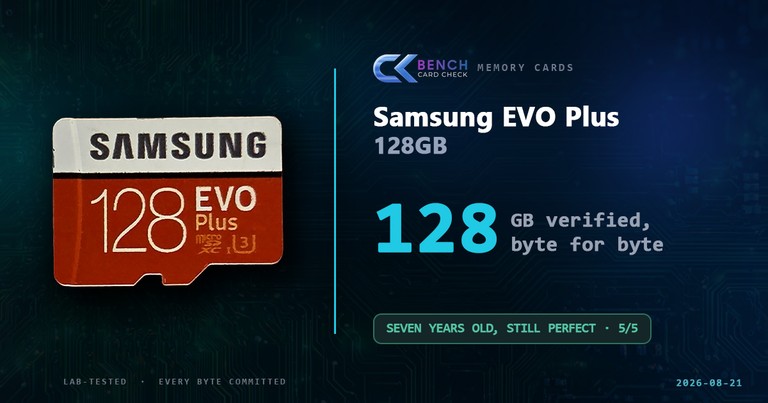 Samsung EVO Plus 128GB Review: 7 Years Old, Still Perfect
