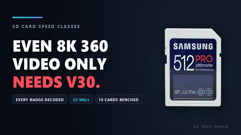 SD Card Speed Classes Explained: What V30, U3 and A2 Mean