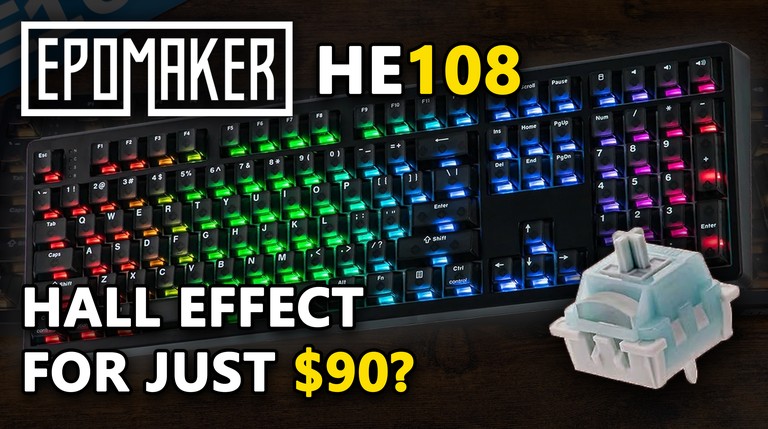 EPOMAKER HE108 Review: 8000 Hz Measured, Keycaps Not as Written