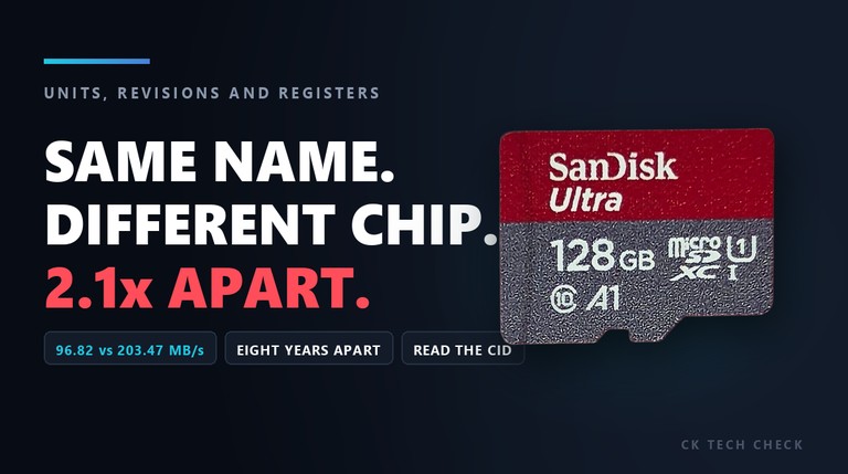 Why Identical SD Cards Test Differently: One SKU, Two Builds