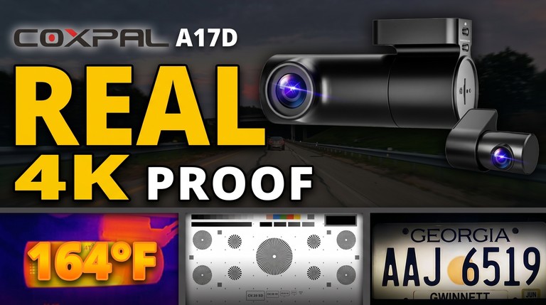 COXPAL A17D Review: Real 4K Front Camera, Measured